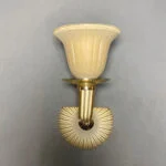 لوستر دیواری کرم تک شعله