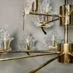 لوستر برگ پانزده شاخه