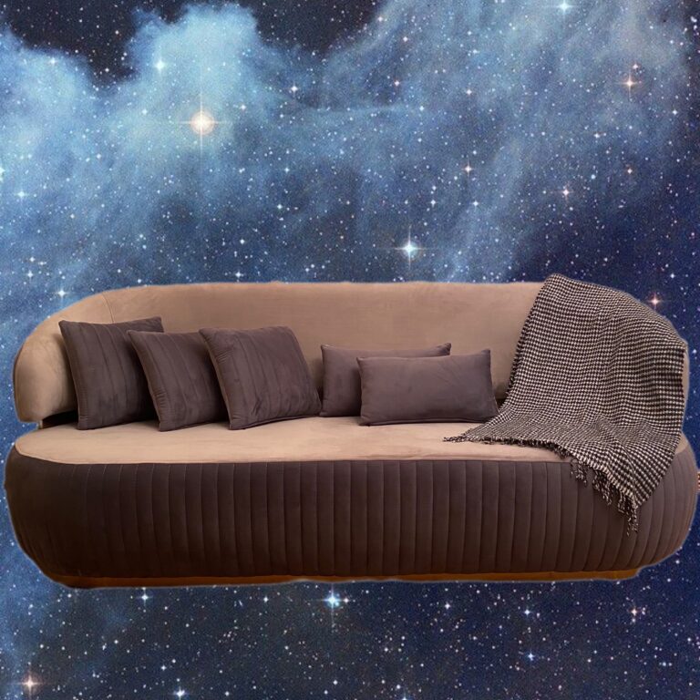 کاناپه راحتی سه نفره خاکستری