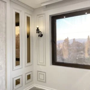 لوستر دیواری مشکی باکارات