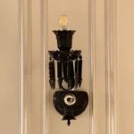 لوستر دیواری مشکی باکارات