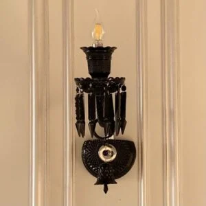 لوستر دیواری مشکی باکارات