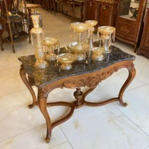 میز شیک قهوه ای مستطیل