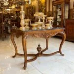 میز شیک قهوه ای مستطیل