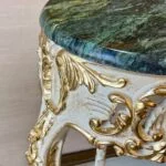 منبت کاری و سنگ میز تلفن کرم و طلایی