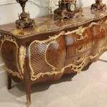 میز کنسول چوبی شیک بدون آینه