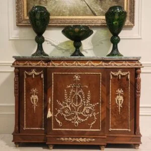 میز کنسول شیک قهوه ای برنزکوب