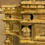 کنسول چوبی جدید ویولا طلایی