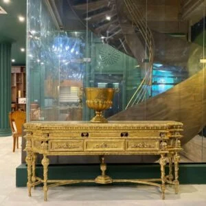 کنسول چوبی جدید ویولا طلایی بدون آینه