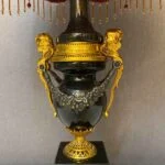 آباژور قرمز و مشکی شیک