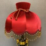 آباژور قرمز و مشکی شیک