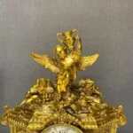 شمعدان آبی و طلایی