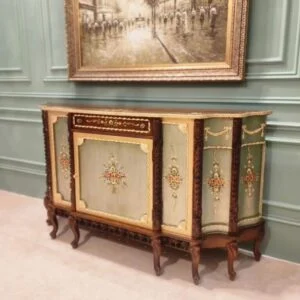 میز کنسول جدید سبز و قهوه‌ ای