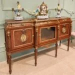 ویترین قهوه ای چوبی کلاسیک شیک