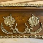 میز وسط مستطیل برنزکوب قهوه ای