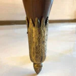 میز وسط مستطیل برنزکوب قهوه ای