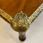 میز وسط مستطیل برنزکوب قهوه ای