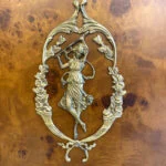 آینه کنسول چوبی کلاسیک سه کشو وسط