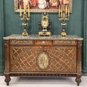 میز کنسول بدون آینه برنزکوب شیک