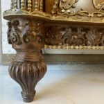 پایه میز کنسول بدون آينه برنزکوب