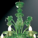 لوستر سبز کلاسیک مورانو