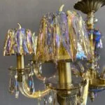 لوستر شیک هشت شاخه مولتی کالر