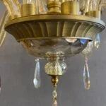 لوستر طلایی هشت شاخه مولتی کالر