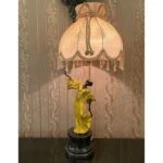 آباژور رومیزی کلاسیک طلایی زن رقصنده