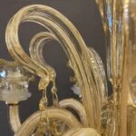 لوستر هشت شاخه کلاسیک نباتی