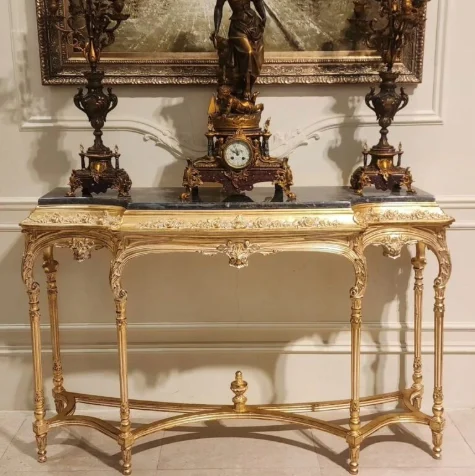 قیمت آینه کنسول چوبی