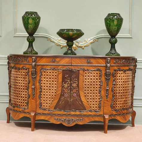 قیمت آینه کنسول چوبی شیک