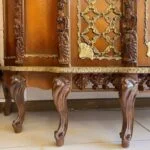 میز کنسول برنزکوب یونانی بدون آینه