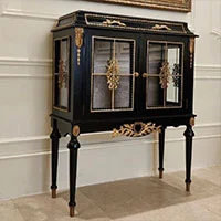 ویترین چوبی کلاسیک و شیک