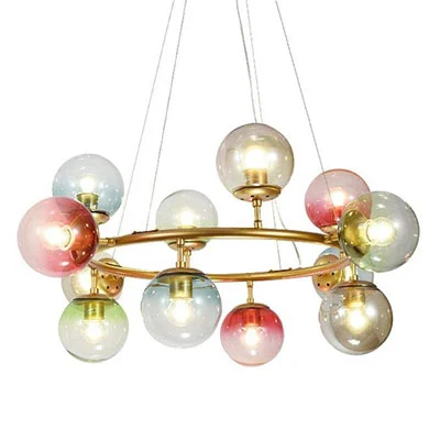 لوستر جدید حبابی رنگارنگ