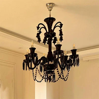 لوستر شیک مشکی باکارات