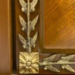 بوفه قهوه ای برنزکاری شده