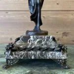 شمعدان برنز و سنگ