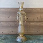 شمعدان طلایی کریستال