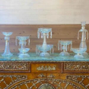 ظرف هفت سین کریستال سفید