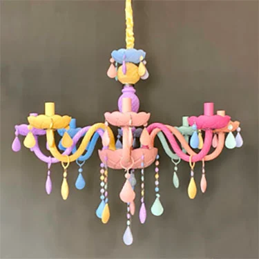 لوستر رنگی رنگی جذاب