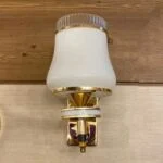 چراغ دیواری نئوکلاسیک سفید و طلایی