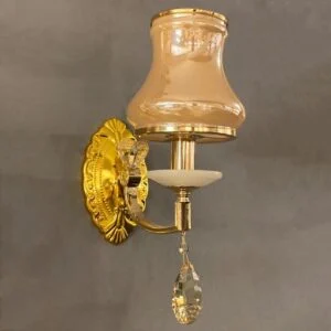 لوستر دیواری شیک طلایی