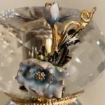 لوستر دیواری گل آبی