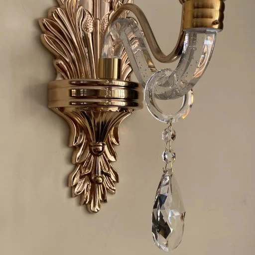 لوستر دیواری پذیرایی صورتی