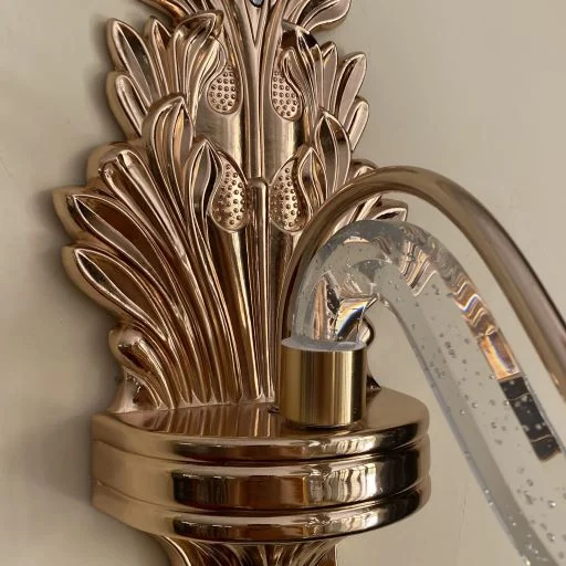 لوستر دیواری پذیرایی صورتی