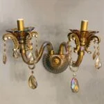 لوستر دیواری شیک دو شاخه مولتی کالر