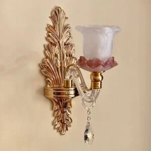 لوستر دیواری شیک صورتی