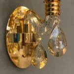 لوستر دیواری طلایی