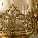 لوستر دیواری طلایی