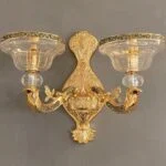 لوستر دیواری لوکس طلایی